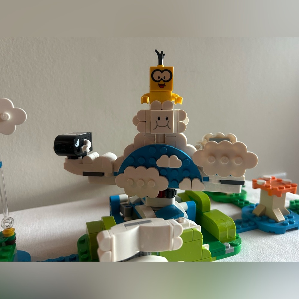 🍄‍🟫LEGO Super Mario Lakitu Sky World Expansion Set 2021 Retired/Complete
